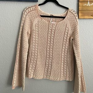 Free People Bell Sleeve Sweater
